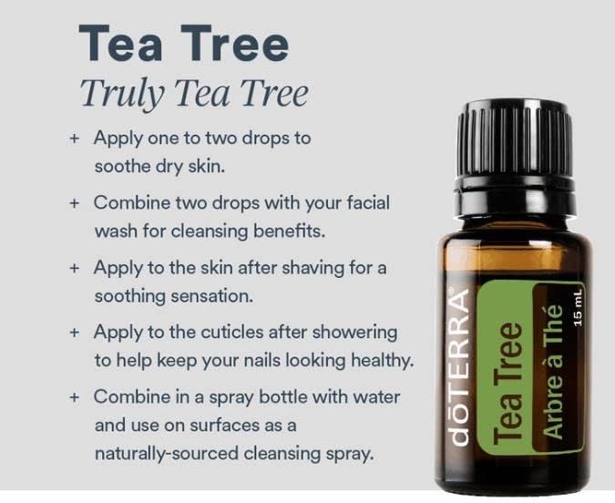 doTERRA Melaleuca Essential Oil - 15 ml | Pure & Natural Healing Oil (2 Pack)