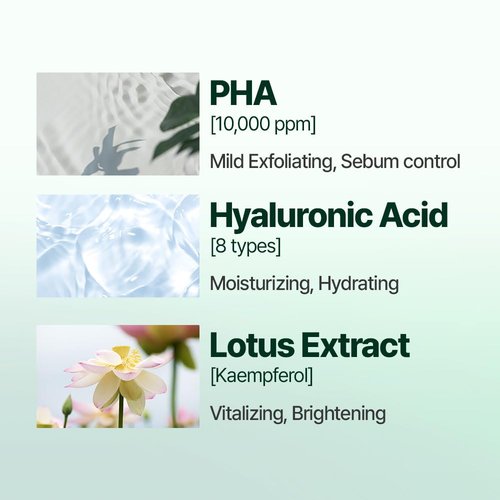 NearGarden Lotus Relief PHA Ampoule Cleansing Foam - Hyaluronic Acid Face Wash for All Skin Types (150ml)