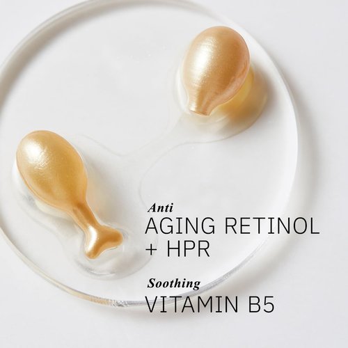 HKH Vitamin C Serum Capsules - Anti-Aging Face Treatment with Vitamin E - 48 Travel-Friendly Caps for Women 30+