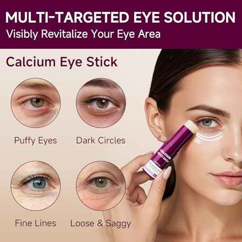 Calcium Balm Stick, Calcium Volume Multi Balm, 2pc Collagen All-in-One Moisturing Multi Stick for Face Eye Neck Hydrating Make Up Base Mist Moisture
