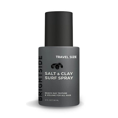 Brightside Salt & Clay Surf Spray - Instant Volume & Texture for Thicker Hair - Alcohol-Free, 3oz Travel Size
