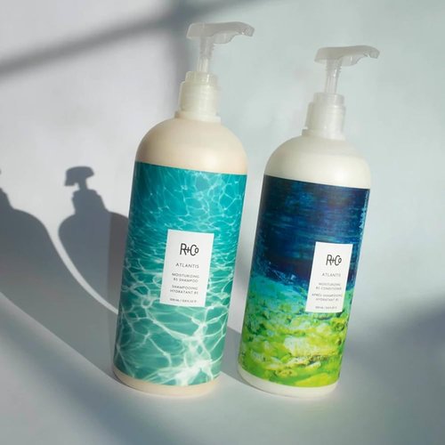 R+Co Atlantis Moisturizing B5 Shampoo & Conditioner Set - Deep Hydration & Repair for Dry Hair - 33.8 oz (Pack of 2)