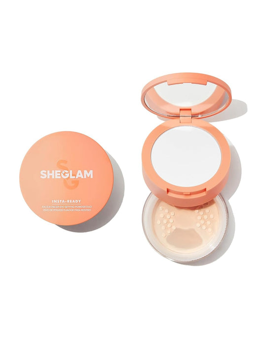 SheGlam Insta-Ready Loose Under Eye Setting Powder - Bisque Shade for Flawless Finish