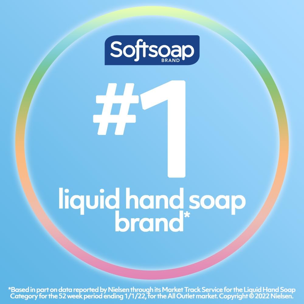 Softsoap Antibacterial Liquid Hand Soap - Refreshing Clean & Moisturizing - 1 Gallon (Pack of 4)