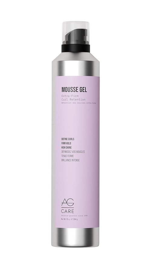 AG Care Mousse Gel - Extra-Firm Curl Retention for Long-Lasting Styles | 10 Fl Oz