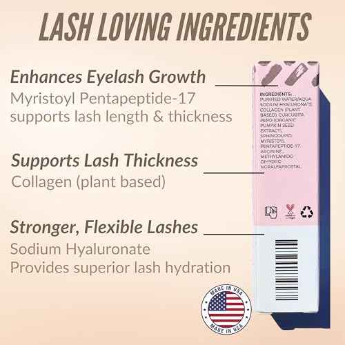 LeVaye Cosmetics Show Lash Eyelash Serum for Longer, Thicker, Gorgeous Looking Lashes, Cruelty Free Lash Serum