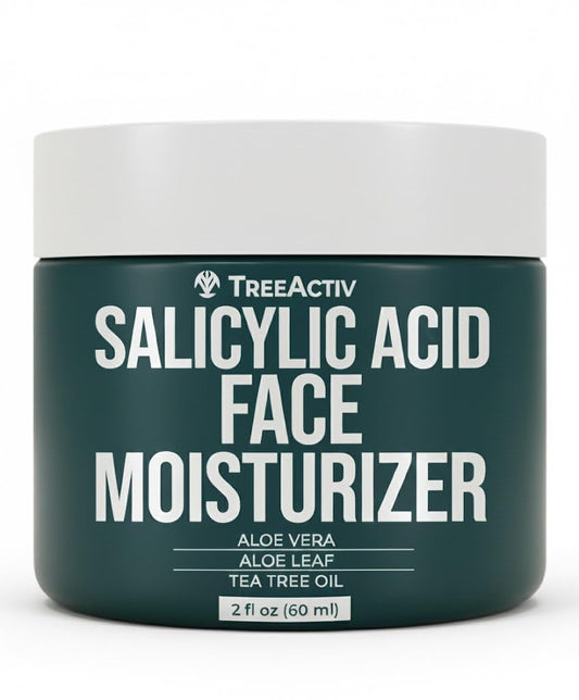 TreeActiv Acne Eliminating Face Cream - Tea Tree Moisturizing Formula for Fresh Skin | 2 fl oz