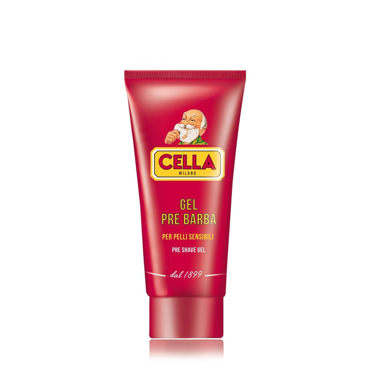 Cella Milano Conditioning Pre-Shave Gel - Italian Skin-Protection with Provitamin B & Panthenol, 2.6 oz | Smooth, Irritation-Free Shaving