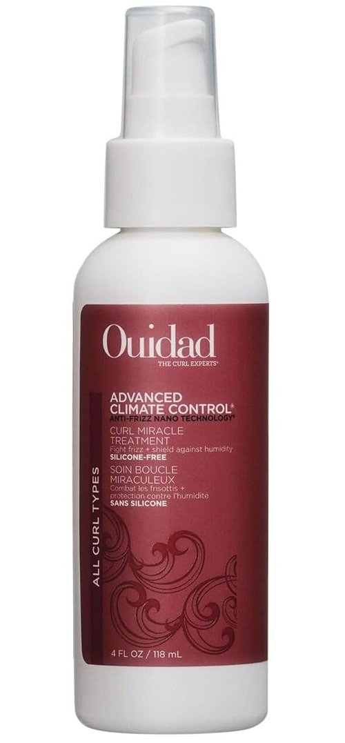 Ouidad Advanced Climate Control Curl Miracle Treatment - Heat Protection & UV Defense, 4 Fl Oz