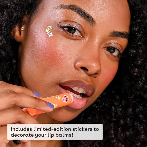 eos Flavor Lab Secret Menu Gift Set - Brown Sugar Boba Lip Scrub Exfoliator & 24H Moisture Super Balm, Limited-Edition Lip Treatment, Nourishing, 2-Pack