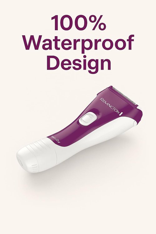 Remington Smooth & Silky Electric Shaver - 3-Blade Battery Operated Foil & Bikini Trimmer | Wet/Dry Use