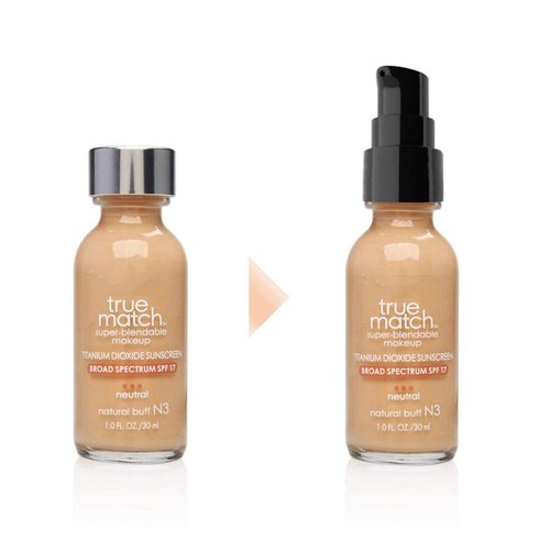 L'Oreal Paris True Match Super-Blendable Replacement Press Pump - 2 Pack for Easy Application