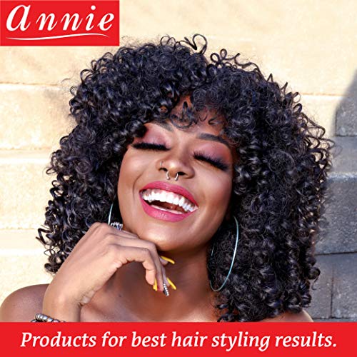 Annie Long Cold Wave Rods with Rubber Band for Hair Curling and Perm Styling - Orchid - Set of 3 Packs of 12 (36 Pieces)