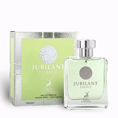Maison Alhambra Jubilant Essence Eau de Parfum 100ml (3.4oz) | Long Lasting Unisex Fragrance | Oriental Woody Arabic Perfume for Men & Women