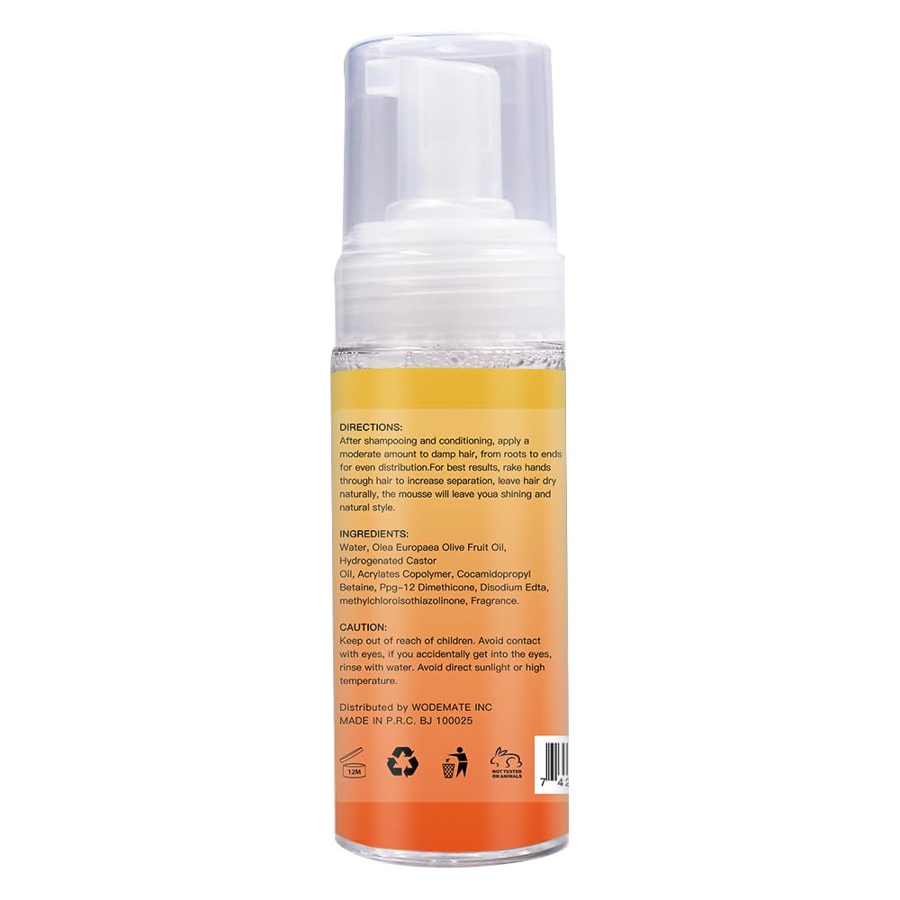 Skiennix Mousse for Curly Hair - Extra Firm Edge Control, Humidity Resistant, 150ml