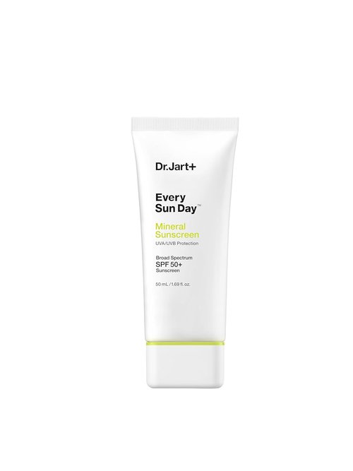 Dr.Jart+ Mineral Sunscreen SPF 50+ - Zinc Oxide Face Protection | Travel Size 1.69 Fl Oz