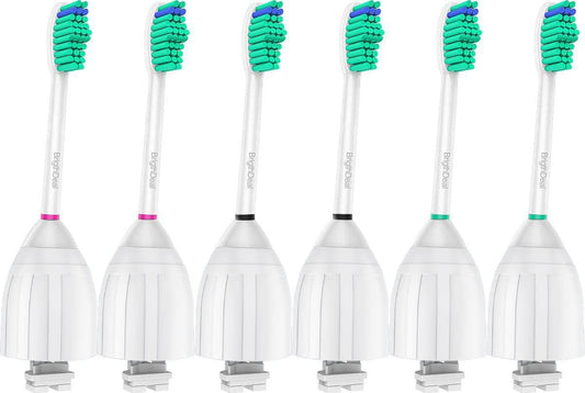 Brightdeal Replacement Brush Heads - Compatible With Philips Sonicare Toothbrush | 6-Pack for Superior Cleaning