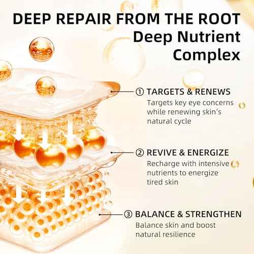 Under Eye Patches with Vitamin C & Caffeine 30 Pairs for Dark Circles, Fine Lines and Puffiness, with Niacinamide Hydra-Gel Collagen, Skin Care for Men & Women