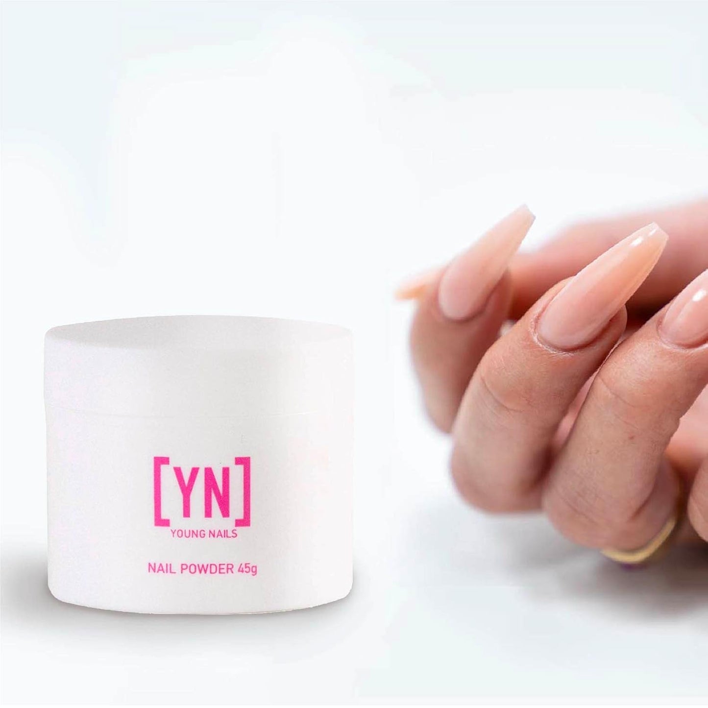 Young Nails Acrylic Cover Powder - Taupe Color, 85 Grams for Flawless Nail Art