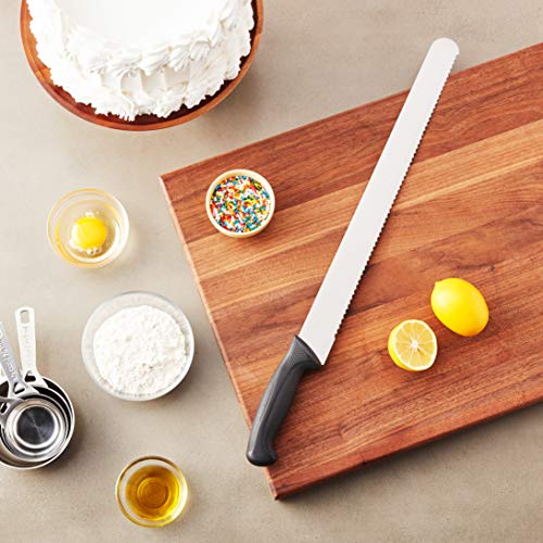Mercer Culinary M18134BK Bread Knife, 6-Inch, Millennia Black