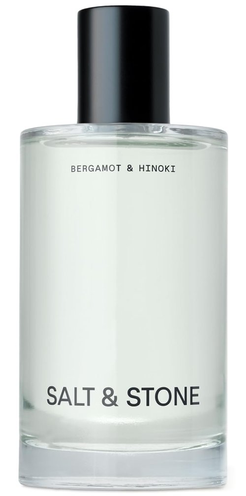 Salt & Stone Body Mist | Bergamot & Hinoki | Skincare Infused Hair & Body Spray for Women and Men | Hydrating Fragrance with Glycerin and Red Algae | Vegan, Cruelty Free, 3.4 fl oz