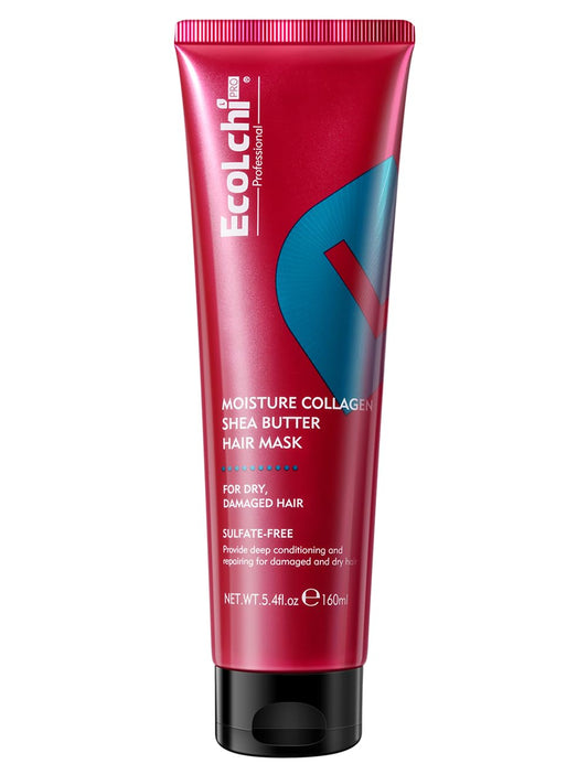 Skiennix Collagen Shea Butter Hair Mask - Deep Repair Conditioning Treatment for All Hair Types | 5.4 fl. oz (160 ml)