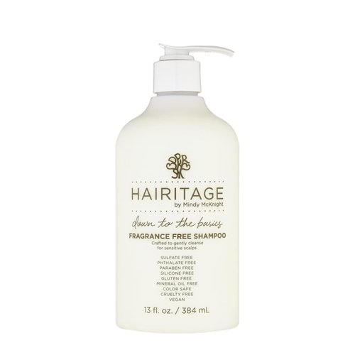 Hairitage Fragrance-Free Shampoo - Ultra-Mild & Moisture-Rich with Chamomile & Sunflower Seed Oil | 13 oz for Sensitive Scalps