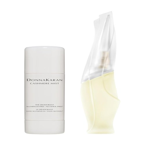 Donna Karan Cashmere Mist Deodorant & Eau de Toilette Bundle - Aluminum-Free Stick 1.7 Oz & Spray 1.0 Fl Oz