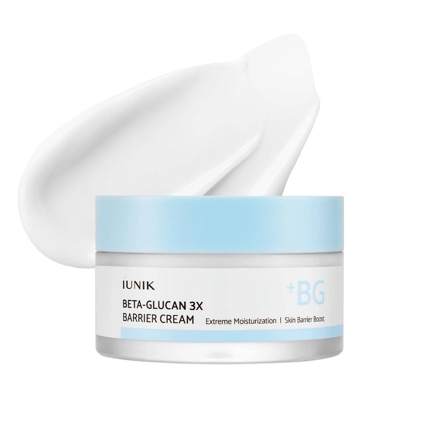 IUNIK Beta-Glucan Moisture Cream - Deep Hydration & Barrier Strengthening for Sensitive Skin | 3x Formula