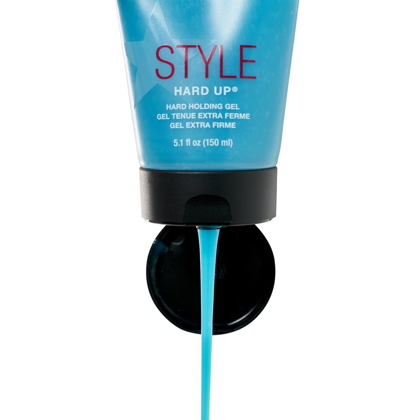 SexyHair Style Hard Up Gel - Extreme Hold Hair Gel for All Hair Types | Non-Flaking Formula