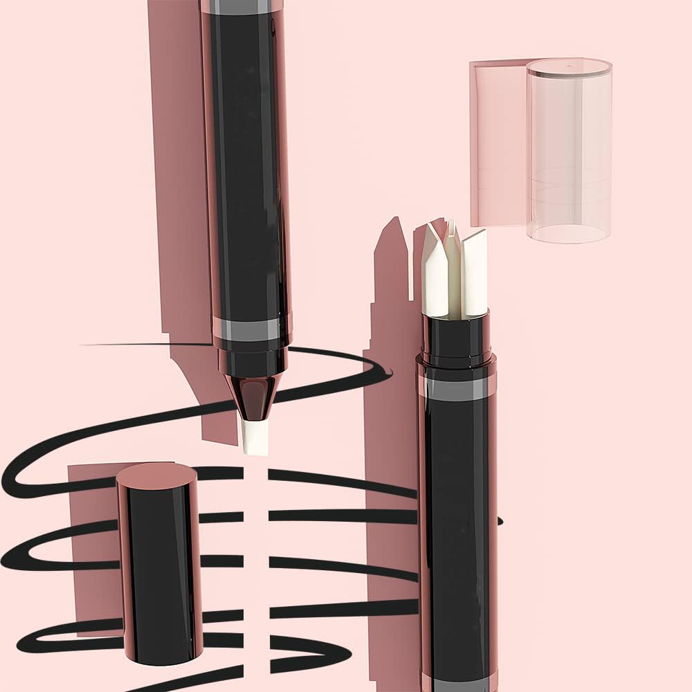 Skiennix Eye Makeup Remover Pen - Instant Touch-Up Eraser for Lipstick & Eyeliner | Travel-Friendly with 3 Replacement Heads