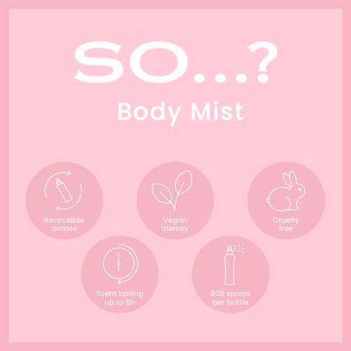 Ibiza Dreams Body Mist by So...? - Long-Lasting Perfume with Fruity, Floral Notes - Body Spray - Ideal Gifts for Women - 6.9 oz