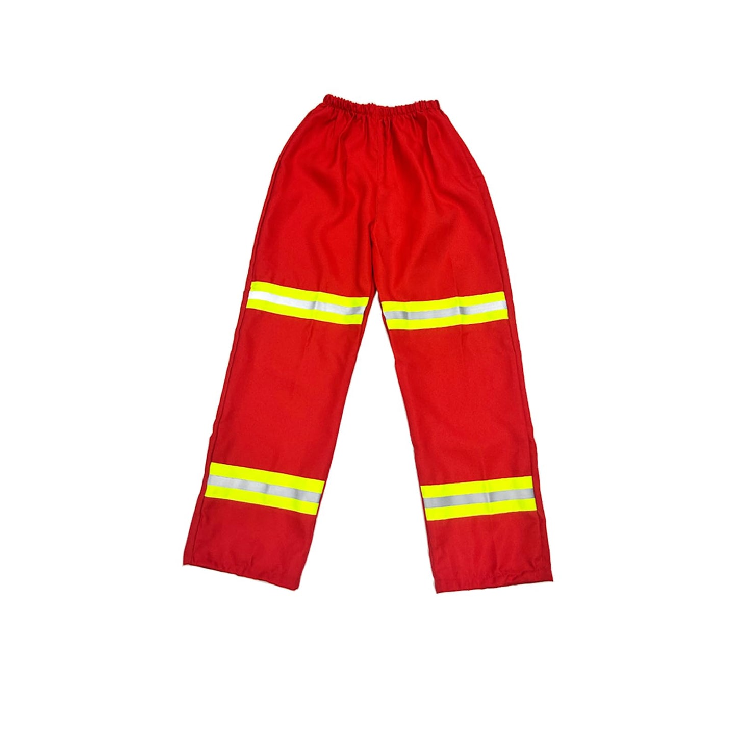 TAIKMD Kids Boys Girls Firefighter Set Fireman Fire Pretend Chief Tops Jacket with Pants Hat Suits (10-12)