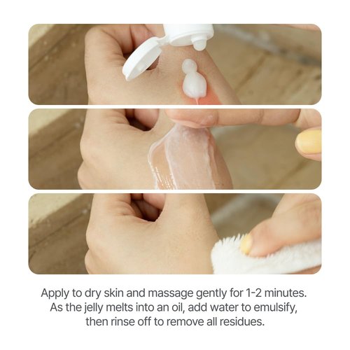 KAINE Kombu Jelly Oil Cleanser - Gentle Makeup Remover with Gel-to-Oil Formula | 4.9 fl oz / 145ml