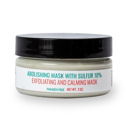 Regine Switzerland Sulfur Mask | Acne Treatment for Clear Skin - Non-Irritating, Paraben-Free, 2 OZ