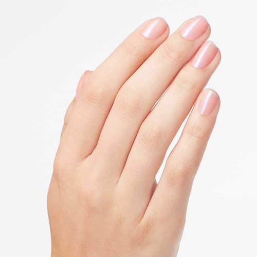 OPI Nail Lacquer Rosy Future | Sheer Soft Pink Crème Chip Resistant Nail Polish | Fast Drying, Streak Free