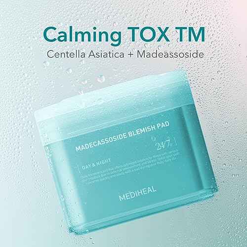 (Only Refill) Mediheal Madecassoside Blemish Pad (100 ) - Cotton Facial Toner Pads for Anti Blemish to Improved Uneven Skin Tone - Vegan Gauze