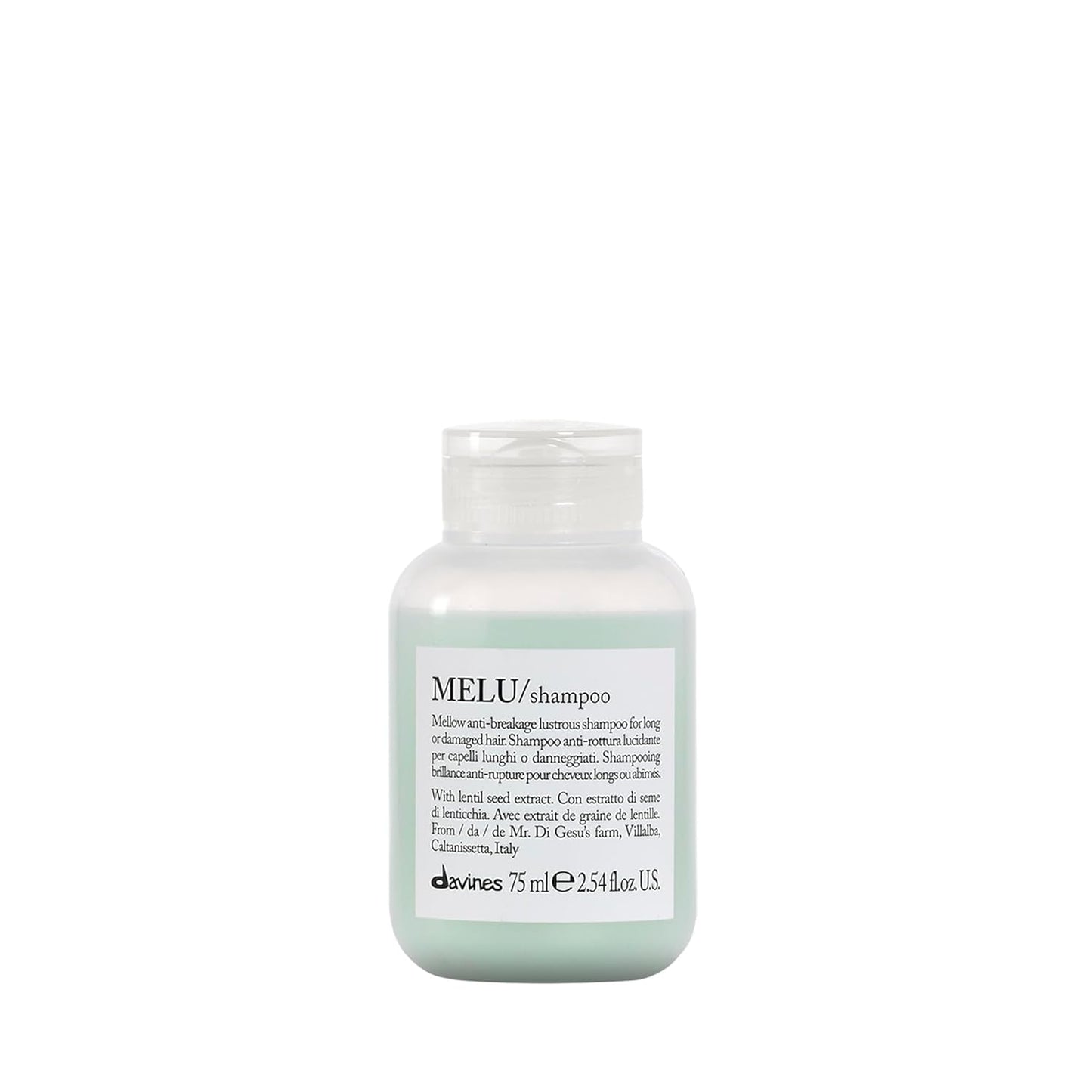 Davines MELU Shampoo - Anti-Breakage Formula for Long & Damaged Hair | Nourishing 8.8 oz