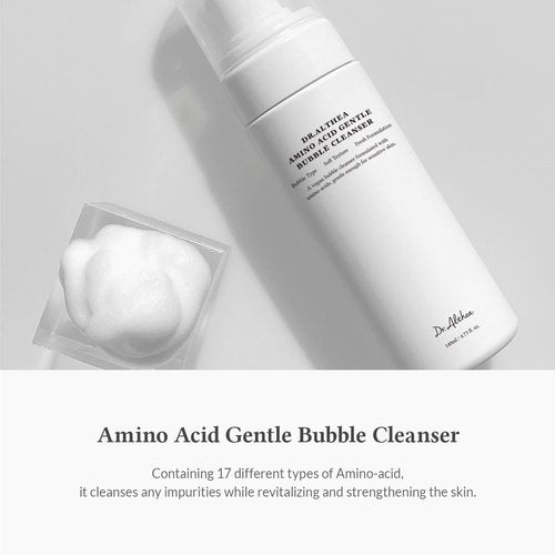 Dr.Althea Amino Acid Gentle Bubble Cleanser - Vegan Foam Face Wash for Sensitive Skin | 4.73 fl oz