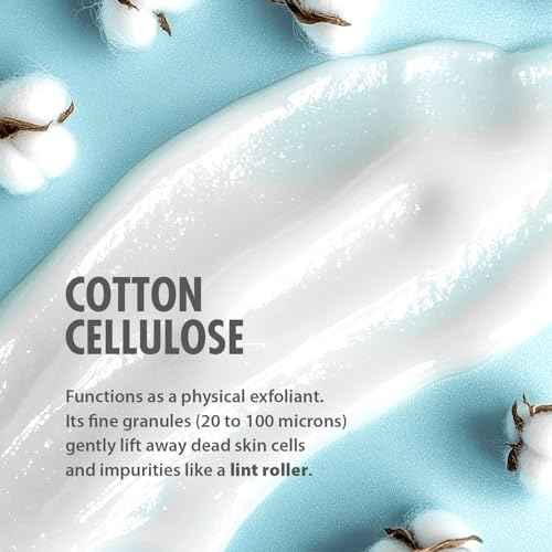 Ebanel Exfoliating Face Scrub Peeling Gel, Brightening Moisturizing Cleanser, Dead Skin Remover for Face, Exfoliating Facial Wash with Centella, Hyaluronic Acid, Vitamin C & E