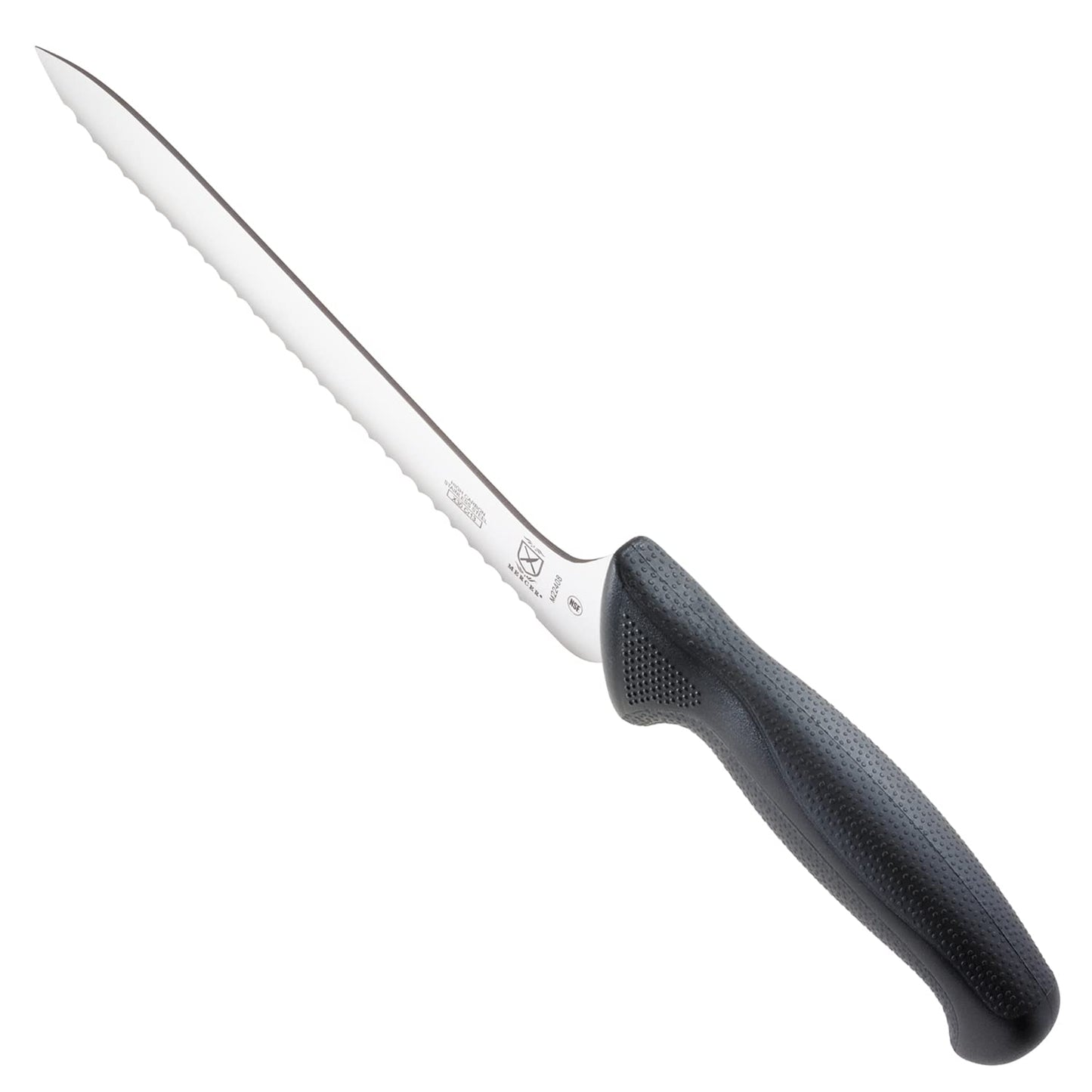 Mercer Culinary M18134BK Bread Knife, 6-Inch, Millennia Black