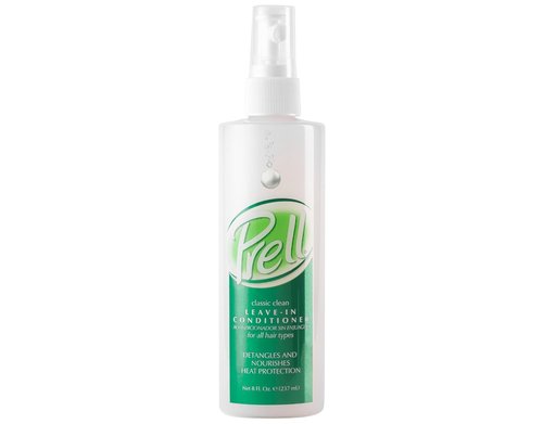 Prell Classic Clean Leave-In Conditioner - Lightweight Heat Defense, Nourishes & Detangles | 8 fl oz