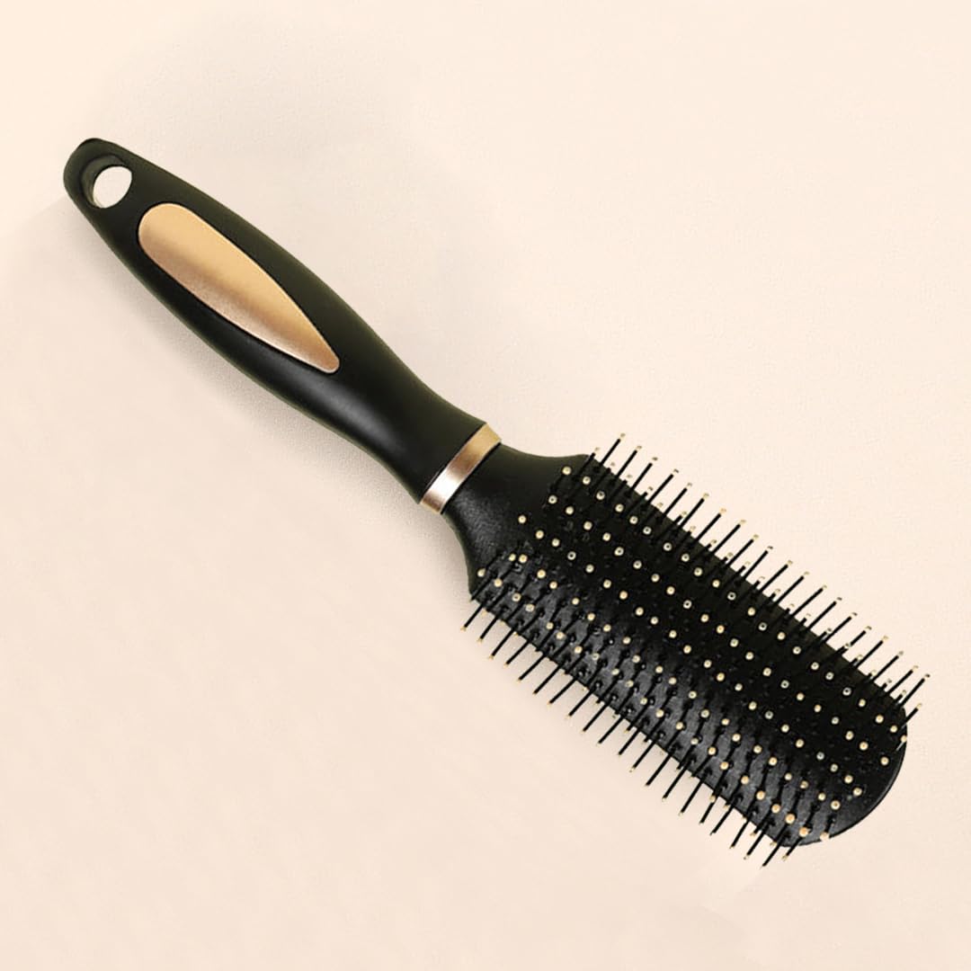 Skiennix Anti-Static Detangler Hair Brush - Perfect for All Hair Types | Rectangle Design for Easy Styling