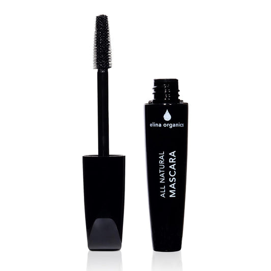 Skiennix All Natural Mascara - Deep Black Color for Lush, Voluminous Lashes
