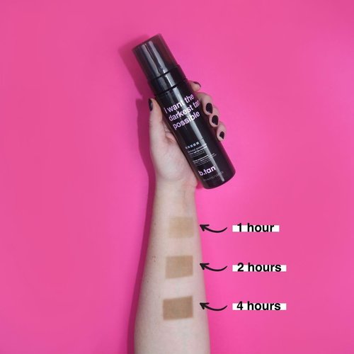 b.tan Ultra Dark Self Tanner Mousse Bundle - Fast 1 Hour Express Tanning Foam, No Fake Tan Smell, 6.7 Fl Oz (Pack of 2)