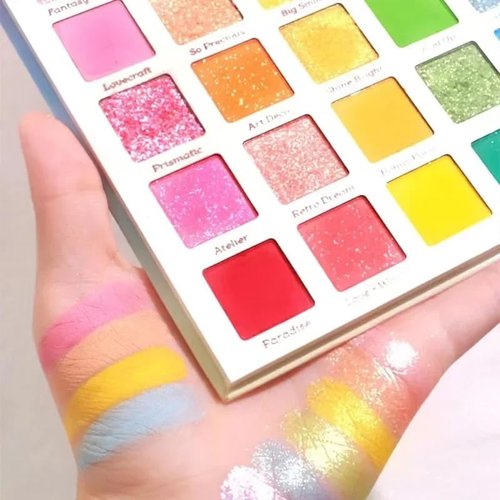 Grospe 30 Color Rainbow Eyeshadow Palette - Highly Pigmented Mattes & Shimmers | Blendable, Long-Lasting Makeup Gift Set