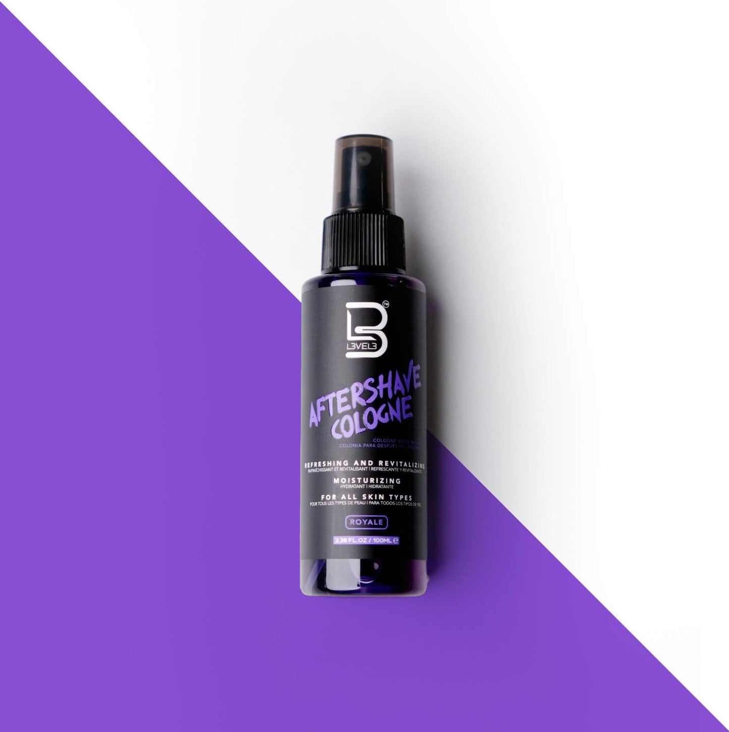 L3 Level 3 After Shave Spray Cologne - Softens Skin - Refreshes and Relieves Face and Skin - Moisturizing Formula Level Three After Shaving