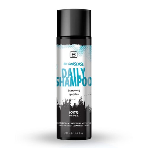 No Nonsense Daily Shampoo - Vegan, Biodegradable Formula for Hydration & Breakage Prevention | Silicone & Paraben-Free