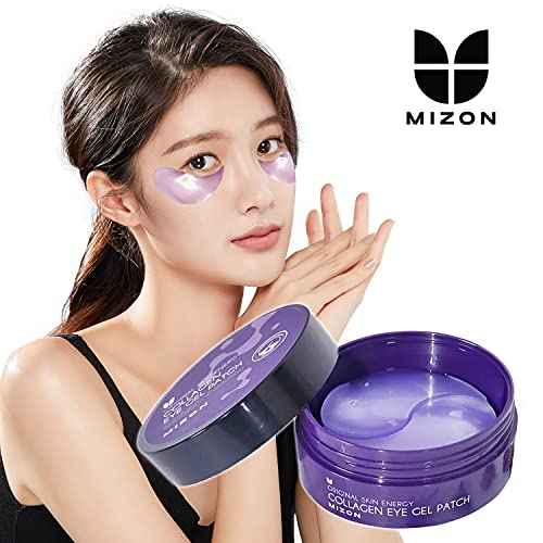 MIZON Collagen Eye Gel Patch with Hydrolyzed Collagen, Caviar, and Chamomile for Firming, Nourishment, and Wrinkle Care ? 60pcs ?