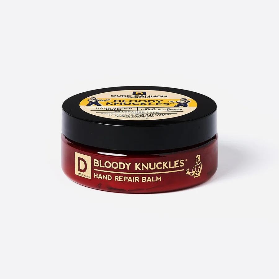 Duke Cannon Hand Repair Balm - Unscented Moisturizer for Dry, Cracked Skin | 5 oz.